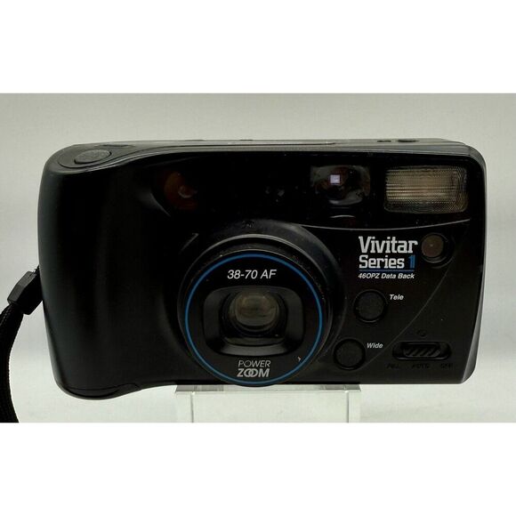 Vivatar Series 1 460PZ Data Back 35mm Film Camera Power Zoom Tested New Battery - Picture 1 of 6